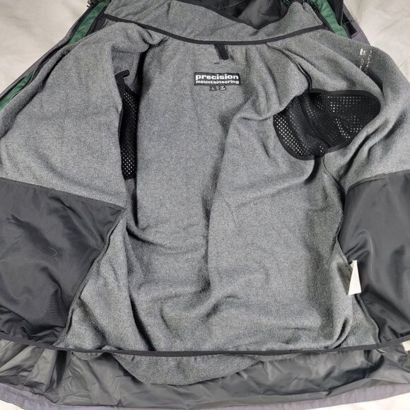 Precision Mountaineering Dry Tek Mens Large Green Winter Jacket Warm Outdoors - Picture 5 of 14